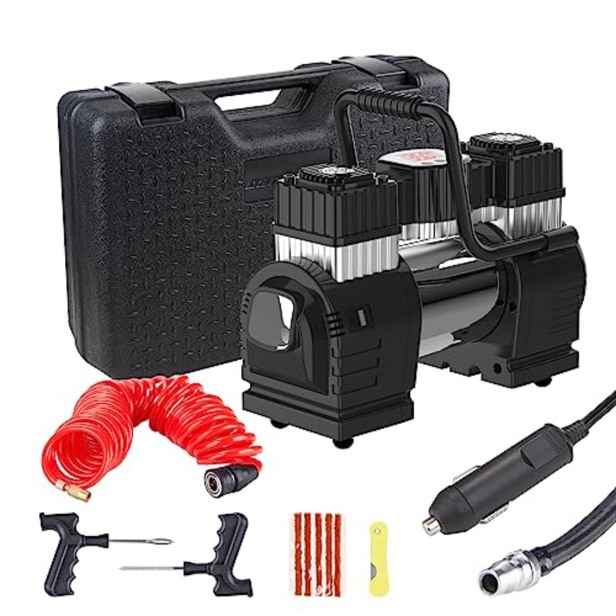 Tire Inflator Dual Cylinder - 듀얼 실린더 DC 12V 자동차용 에어