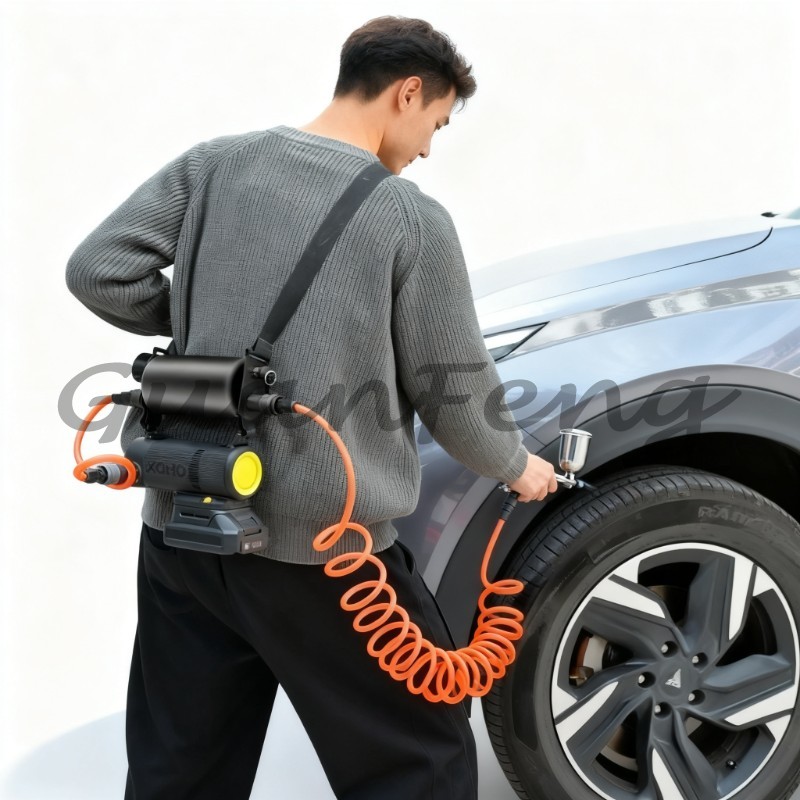 Cordless Air Pump 20V Battery - 백팩형 무선 에어 컴프레서 20V 200W,