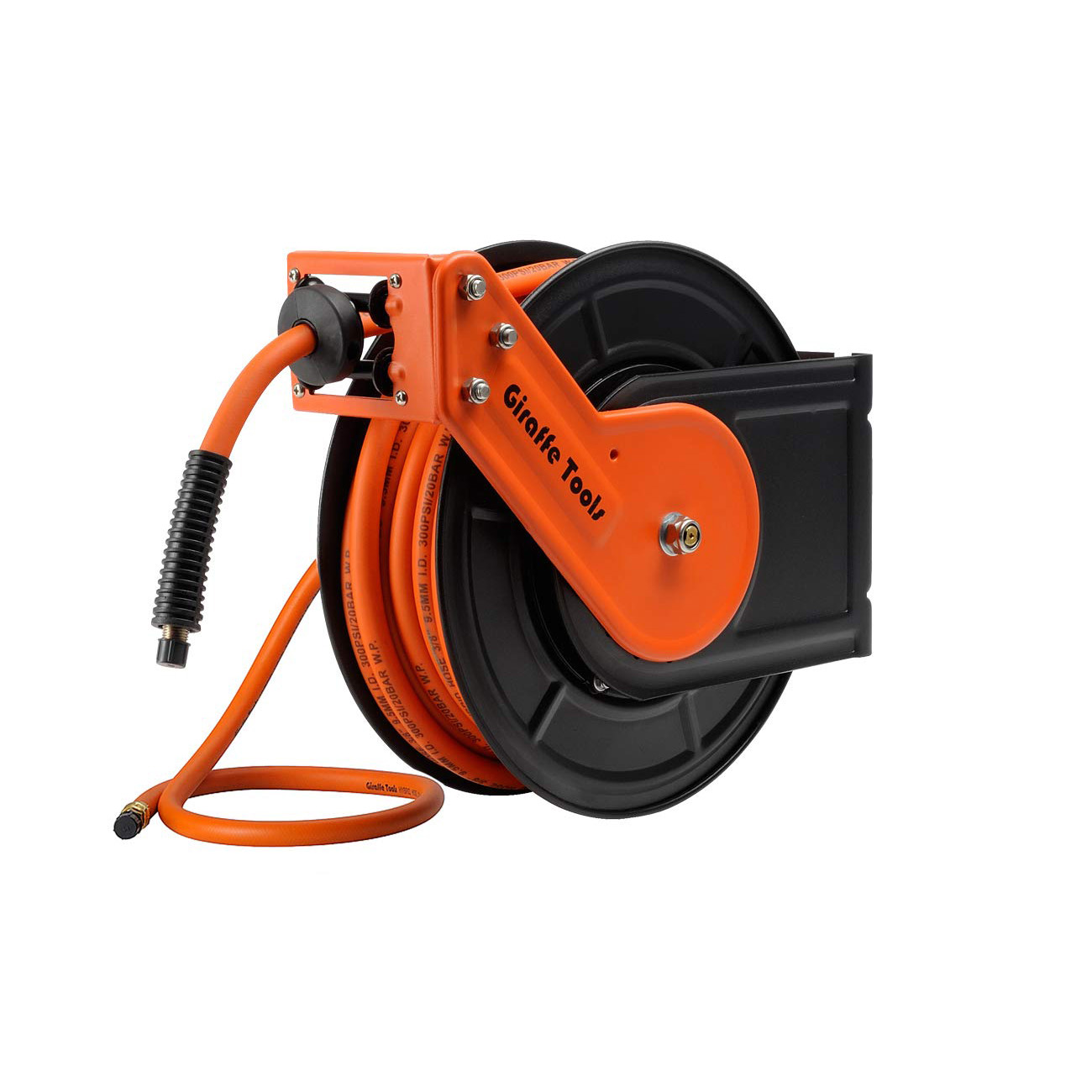 Air Compressor 300Psi Heavy Duty - 기린툴즈 접이식 에어호스릴, 3/8인치 하이브리드 호스,