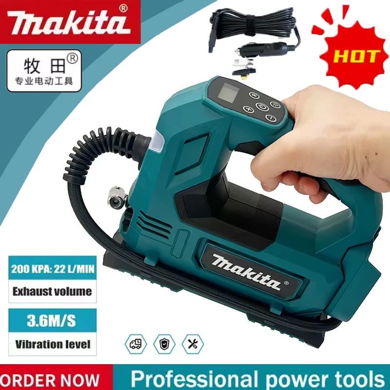 Cordless Tire Inflator 150Psi - 마키타 휴대용 에어 컴프레서, 무선 타이어