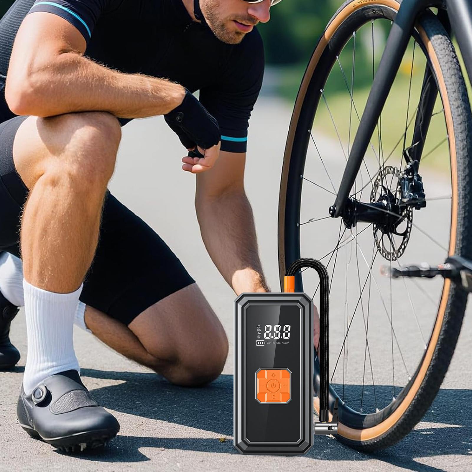 Cordless Inflator For Car Bike Ball - 디지털 압력계가 있는 자동차 에어 펌프