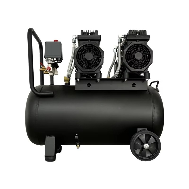 Air Compressor Tank 30L Portable - 무소음 무오일 페인트 4HP 에어 컴프레서