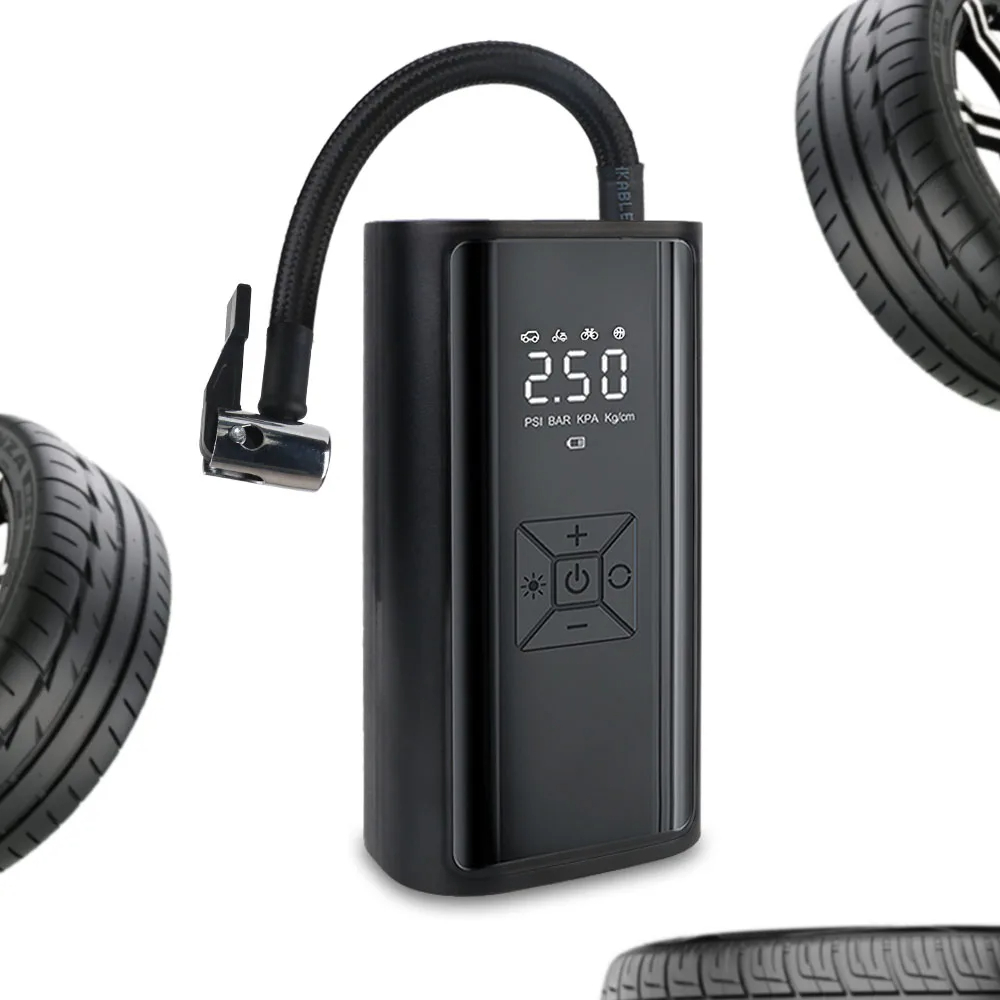 Digital Tire Pressure Gauge Rechargeable - LED 조명 디지털 LCD 디스플레이 휴대용