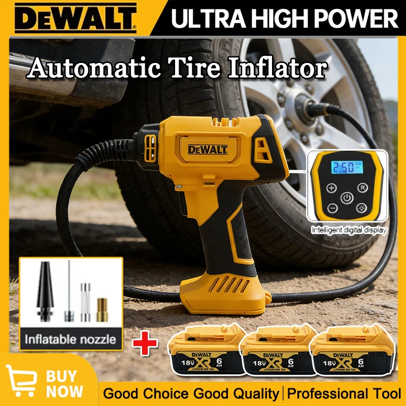 Digital Tire Pressure Gauge Rechargeable - 디월트 무선 충전식 휴대용 전기 펌프,