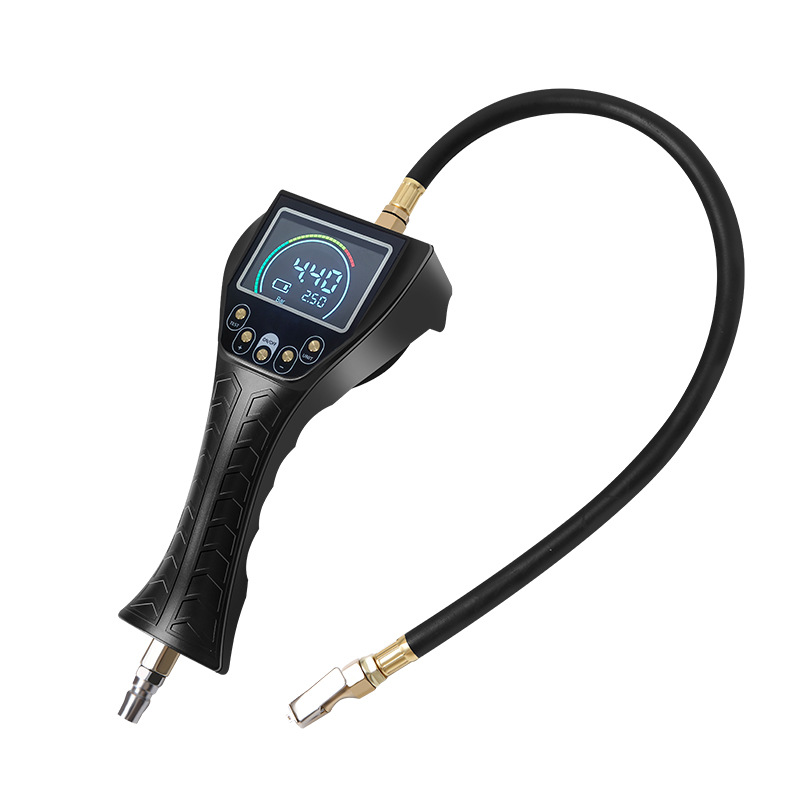Tire Inflator With Pressure Gauge Auto Stop - 휴대용 디지털 타이어 공기압 게이지 HD