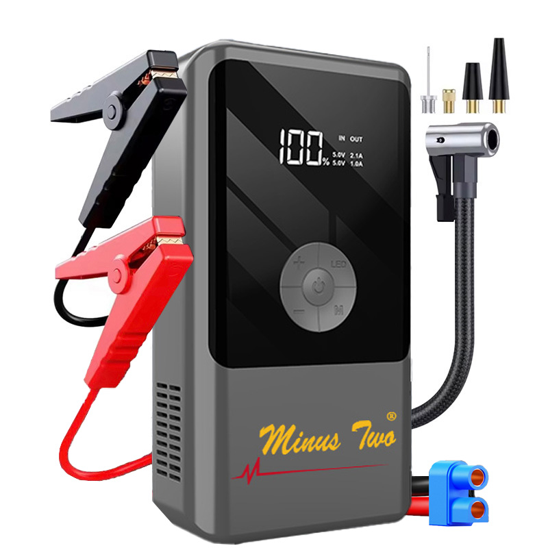 Portable Air Compressor Jump Starter Combo - 휴대용 12V 자동차 점프 스타터 (에어