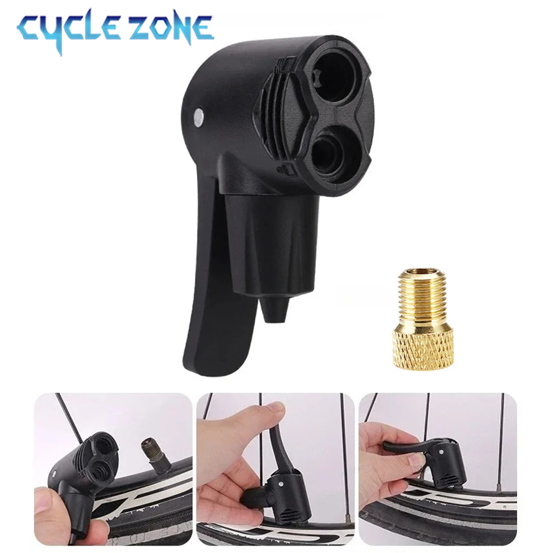 Tire Inflator Nozzle Kit - 1/2/3/4/5PCS 자전거 인플레이션 노즐 듀얼 헤드