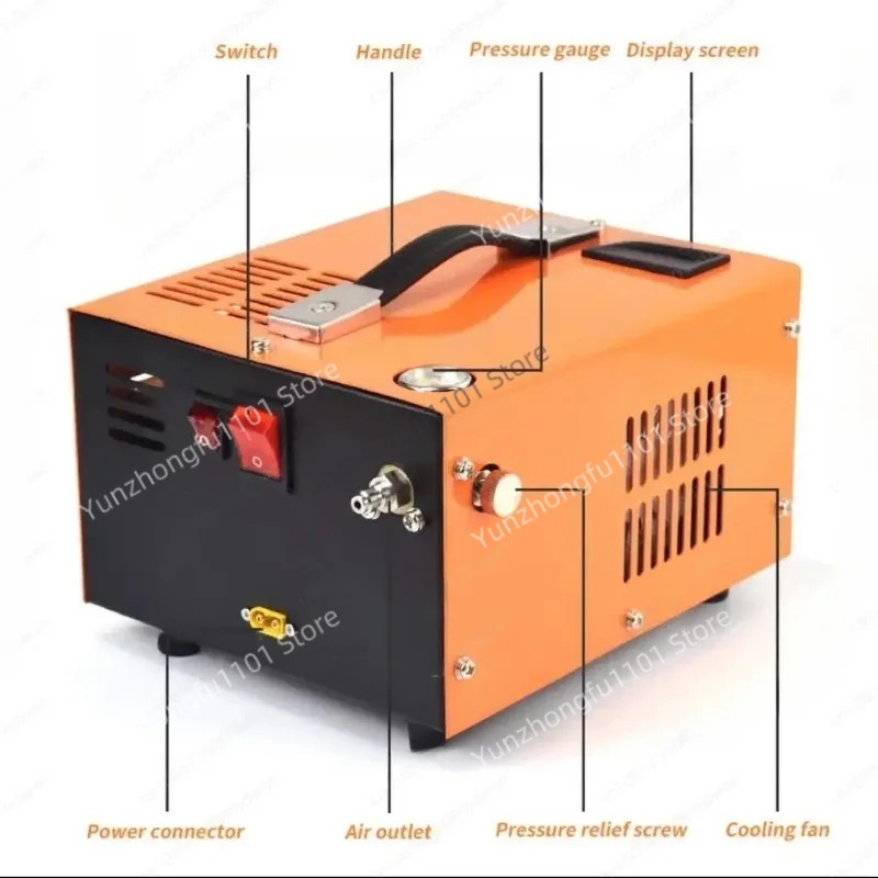 Air Compressor 300Psi Heavy Duty - 220V 변압기가 장착된 자동차용 12V 4500