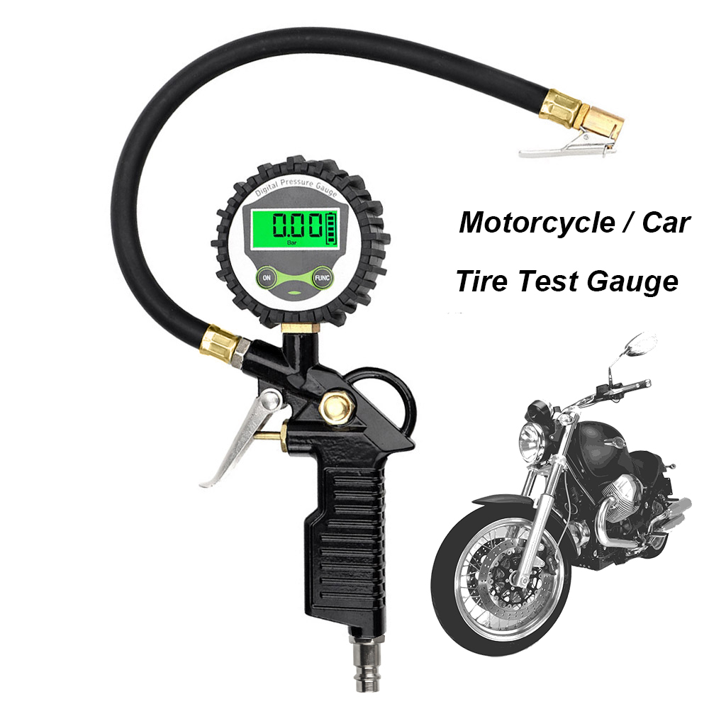 Car Tire Inflator 4X4 Offroad - 타이어 테스터 게이지가있는 팽창기 호스 오토바이