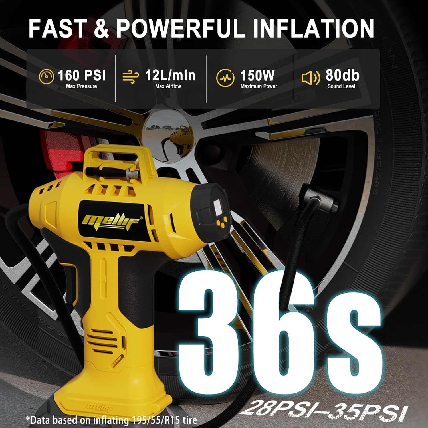 160 PSI 타이어 공기 주입기, 듀얼트 20V MA - Cordless Air Pump 20V Battery 리뷰 및 가격