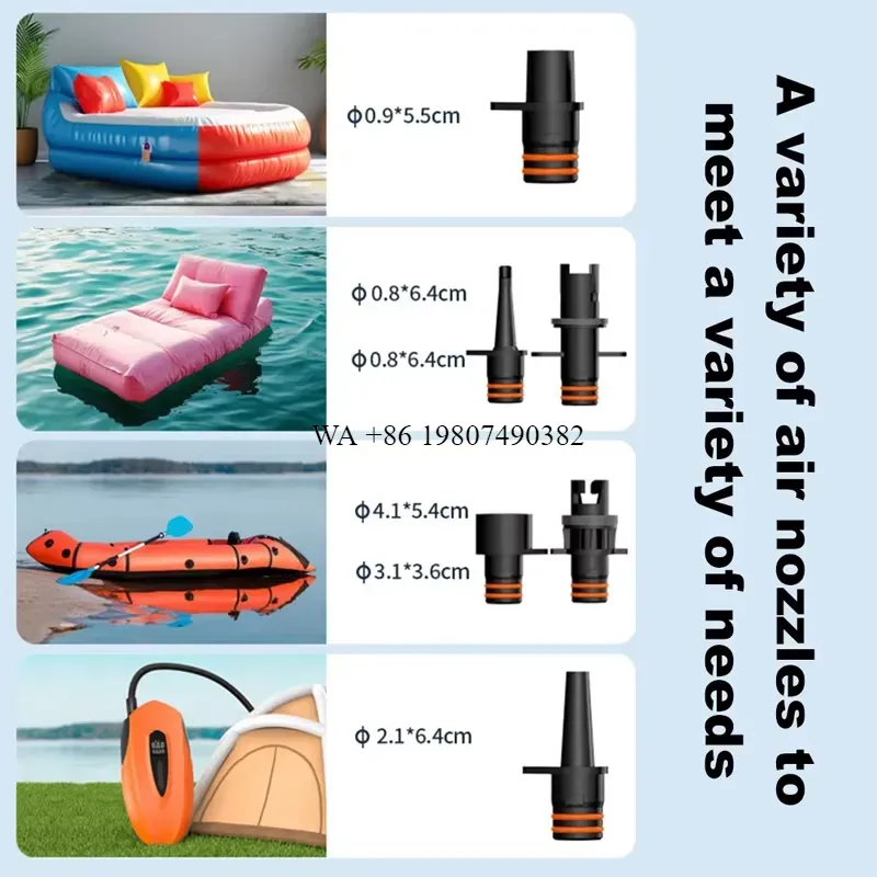 wmwmnu 새로운 20PSI 플라스틱 SUP 보드 펌 - Portable Air Compressor 12V Digital 리뷰 및 가격
