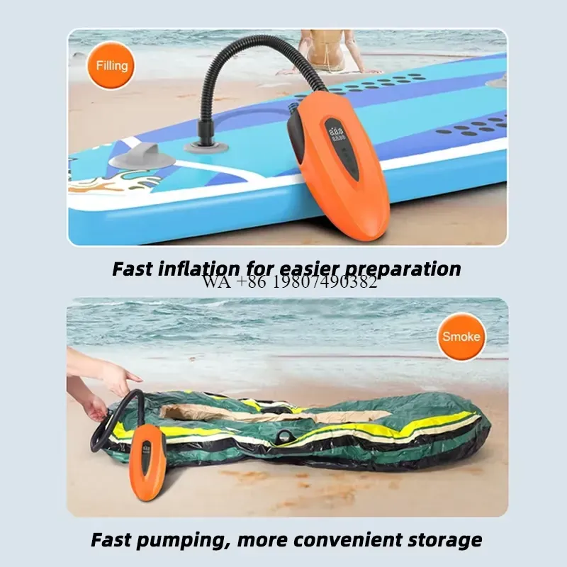wmwmnu 새로운 20PSI 플라스틱 SUP 보드 펌 - Portable Air Compressor 12V Digital 리뷰 및 가격